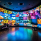 obrazovky TV studio Freepik