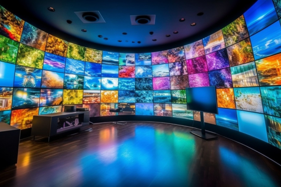 obrazovky TV studio Freepik
