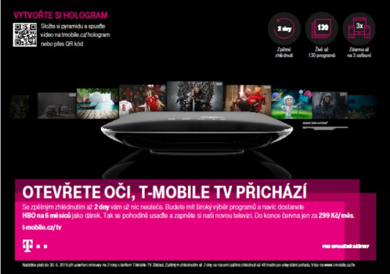 T Mobile print - Otevřeze oči TMobile prichaz