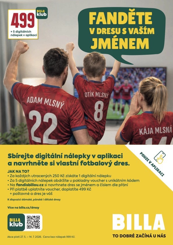 BILLA_klub_vlastní_dres