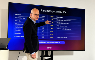 Firemní prezentace parametrů ceníku TV